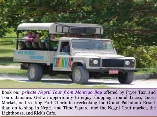 Negril Tour from Montego Bay