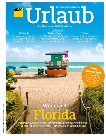 ADAC Urlaub September-Ausgabe 2019 Überregional