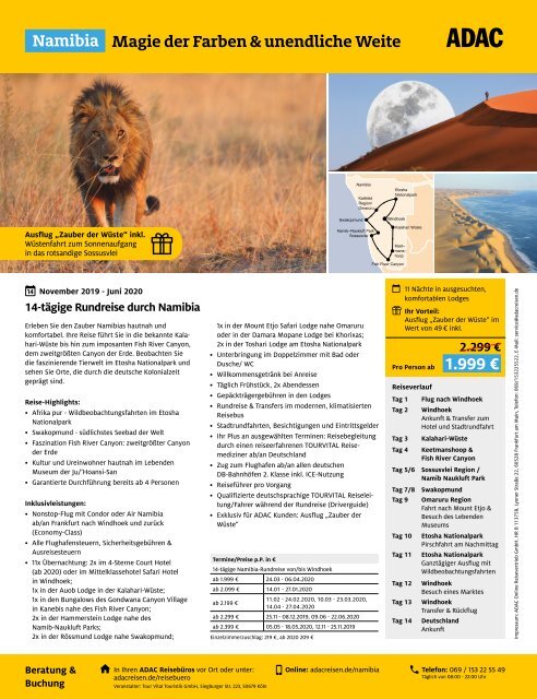 ADAC Urlaub September-Ausgabe 2019 Überregional