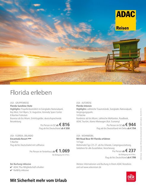 ADAC Urlaub September-Ausgabe 2019 Überregional