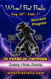 2019 Wharf Rat Rally Booklet