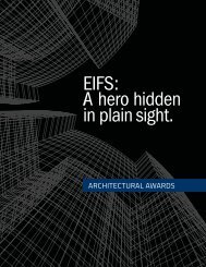 2018 EIFS Architectural Awards