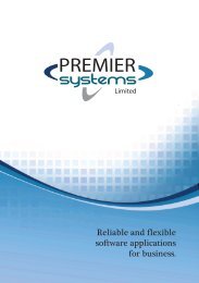 Premier Systems brochure