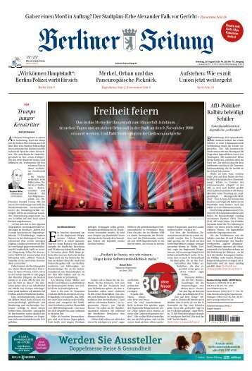 Berliner Zeitung 20.08.2019