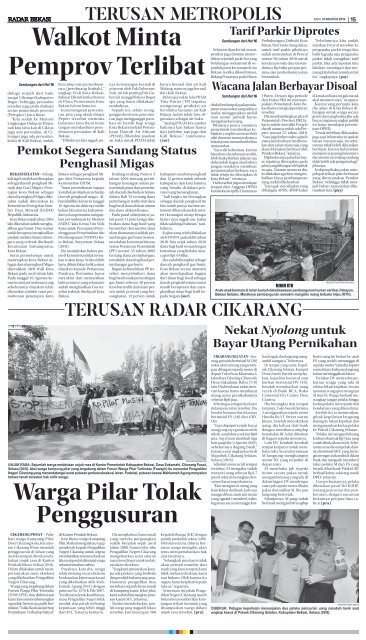 E - PAPER RADAR BEKASI EDISI 21 AGUSTUS 2019