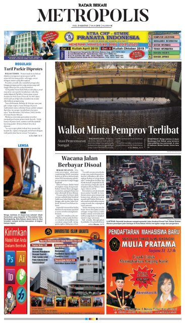 E - PAPER RADAR BEKASI EDISI 21 AGUSTUS 2019