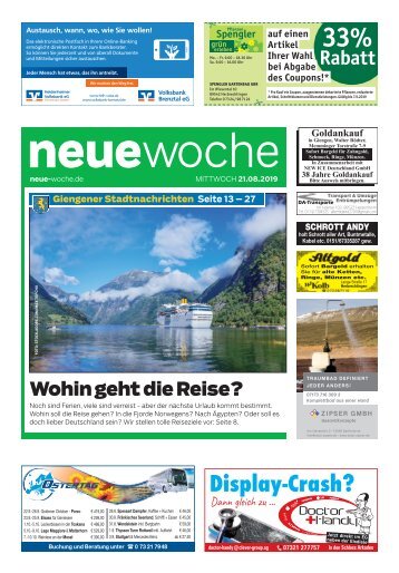 21.08.2019 NEUE WOCHE