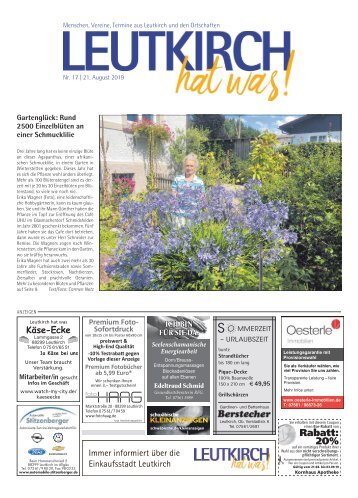 Leutkirch hat was 21.08.2019