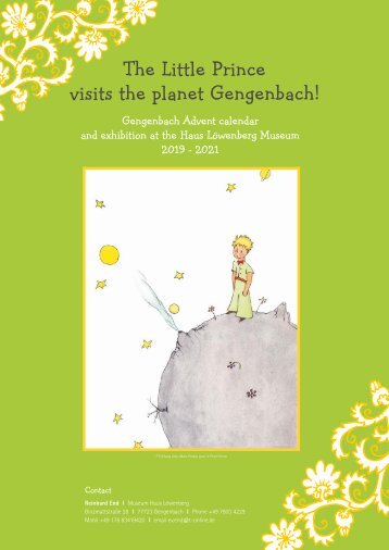 Exposé "The Little Prince visits the planet Gengenbach!