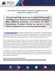 Data Center Power Market Analysis by Application and Competitive Insights to 2025