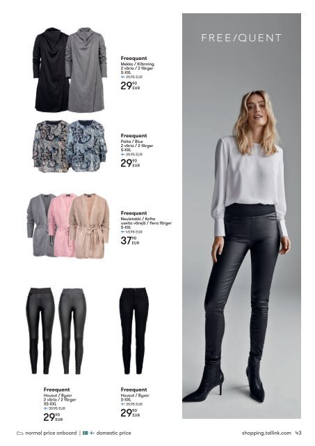 *** Helsinki/Turu-Stockholm, September&October, 2019 Autumn Silja Line Shopping catalogue