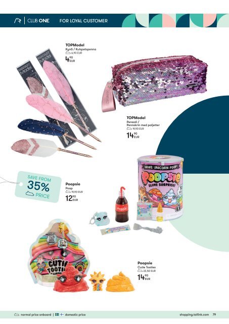 *** Helsinki/Turu-Stockholm, September&October, 2019 Autumn Silja Line Shopping catalogue