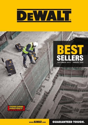 DeWalt BestSellers september 2019 - januari 2020