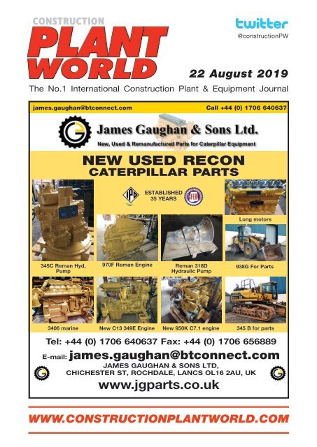 Construction Plant World - 22nd August 2019
