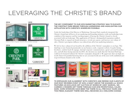 Chestnut Park and Christie's | A Priceless Alliance