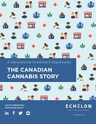 The Canadian Cannabis Story