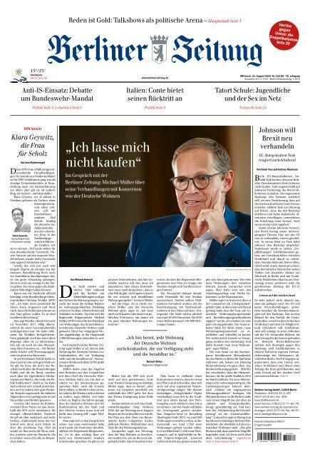 Berliner Zeitung 21.08.2019