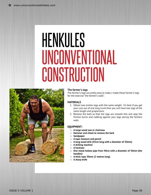 Unconventional Athletes Issue 5