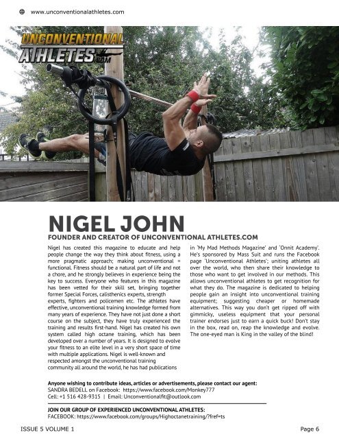 Unconventional Athletes Issue 5