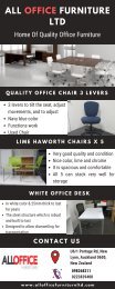 New Office Furniture Hamilton