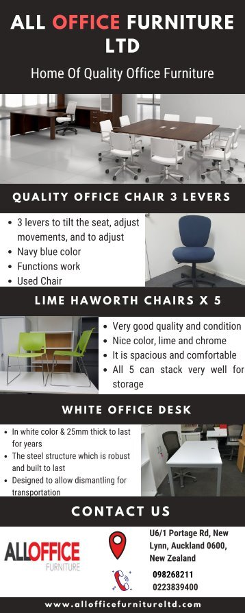 New Office Furniture Hamilton