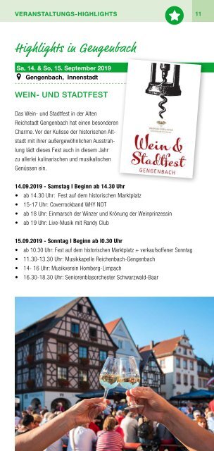 Schwarzwald-Heftli Ausgabe5 Sept-Okt 2019