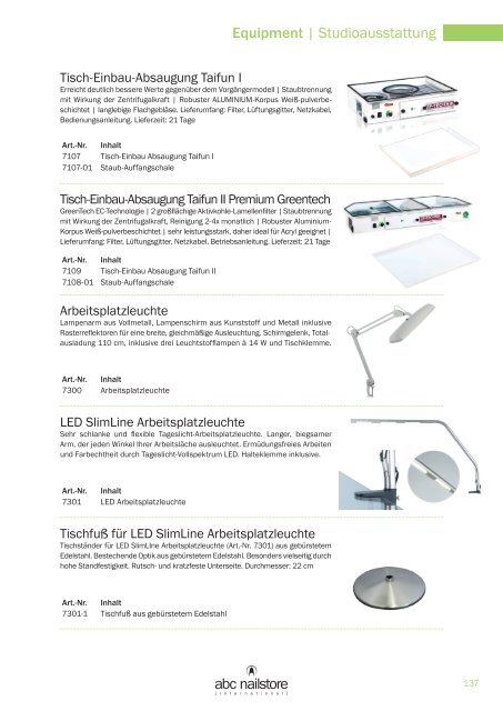 abc nailstore product guide | 2019