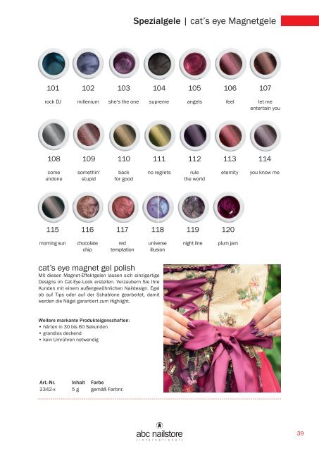 abc nailstore product guide | 2019