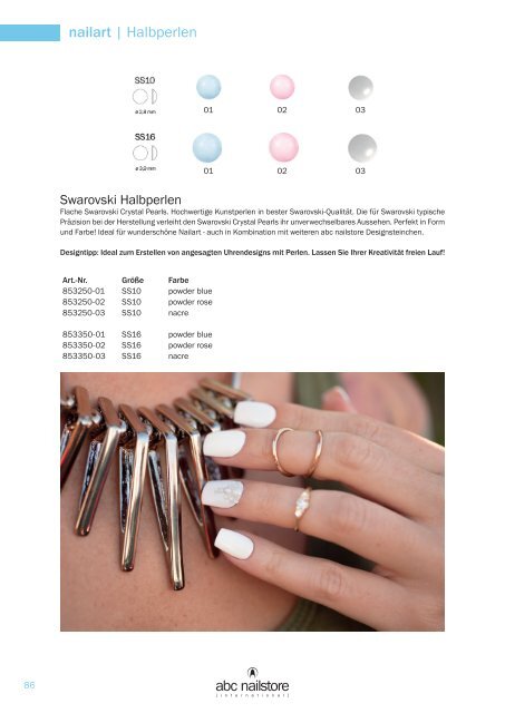 abc nailstore product guide | 2019