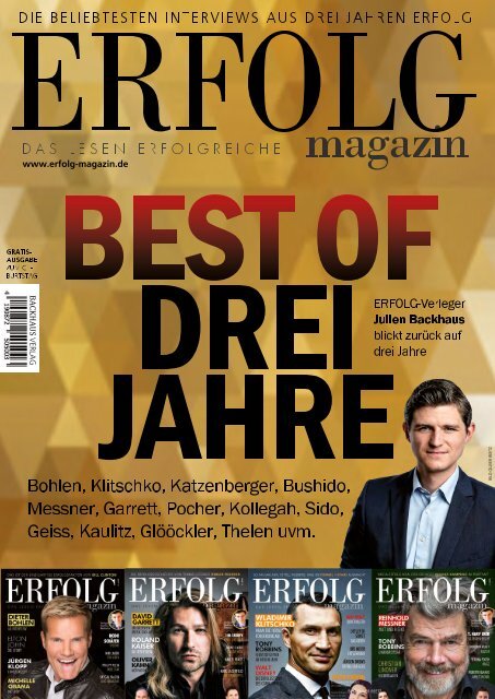 Erfolg Magazin - Best of drei Jahre
