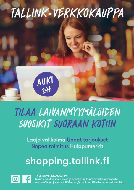 ** Tallinn-Helsinki, September&October 2019 Autumn Tallink Shopping catalogue