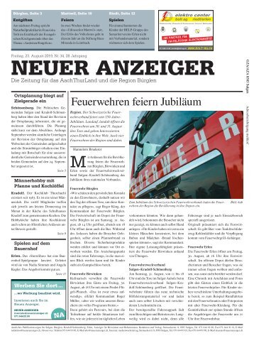Neuer Anzeiger 23. August 2019