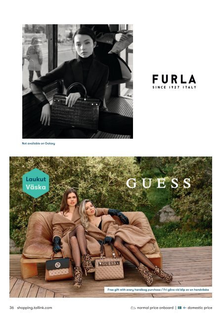 * Helsinki/Turu-Stockholm, September&October 2019, Autumn Silja Line Shopping catalogue