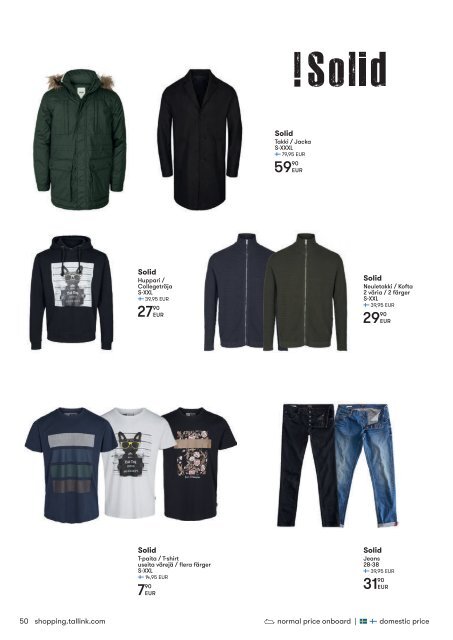 * Helsinki/Turu-Stockholm, September&October 2019, Autumn Silja Line Shopping catalogue