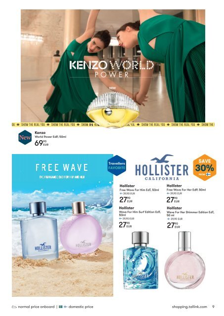 * Helsinki/Turu-Stockholm, September&October 2019, Autumn Silja Line Shopping catalogue