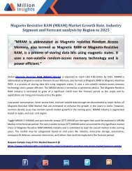 Magneto Resistive RAM (MRAM) Market Growth Rate, Industry Segment and Forecast analysis by Region to 2025