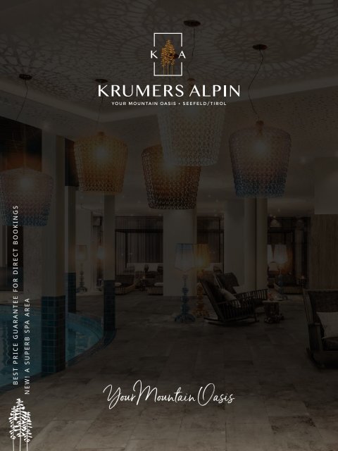 Krumers Alpin Imagebroschuere | ENGLISH