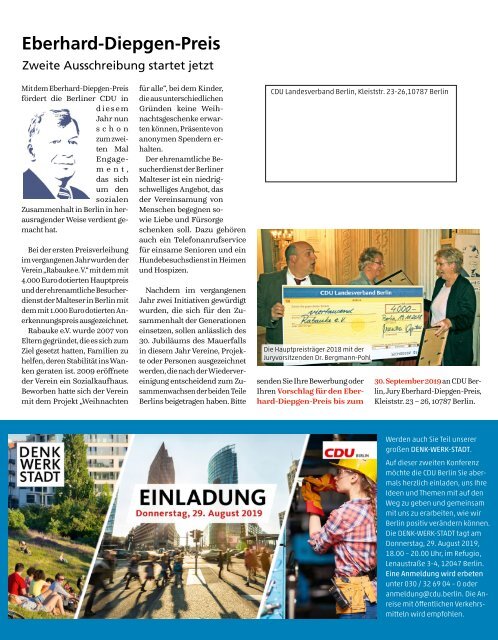 Berliner Rundschau digital I Ausgabe 4/2019