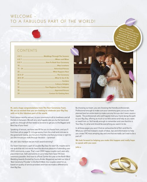 Cheshire East Weddings Brochure 2019