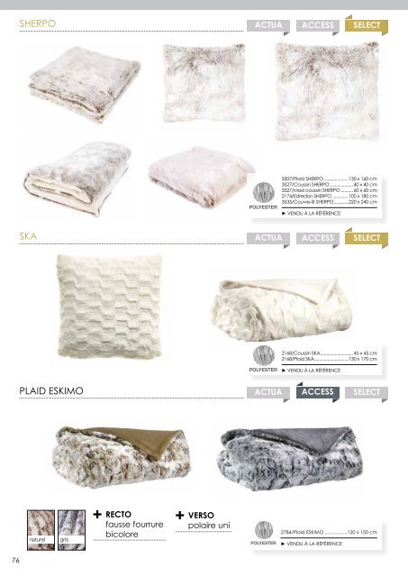 Catalogue Blanc Cadeau Les Ateliers du Linge 2019