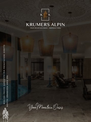 Krumers Alpiin Imagebrochuere | ITALIAN