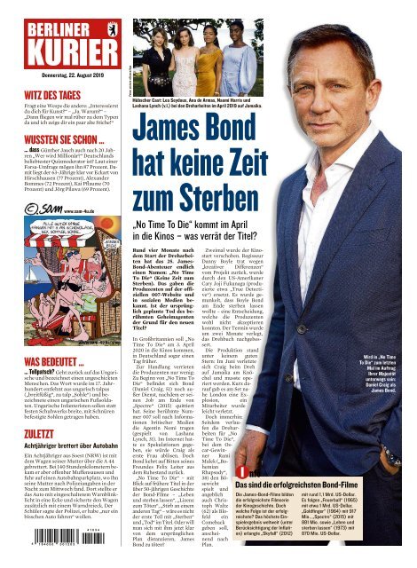 Berliner Kurier 22.08.2019