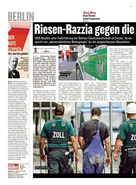 Berliner Kurier 22.08.2019