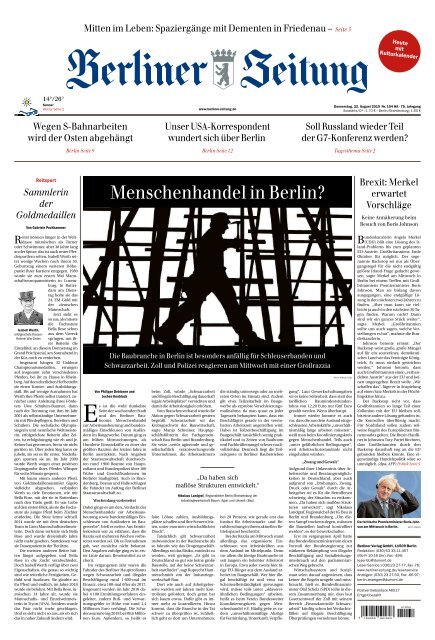 Berliner Zeitung 22.08.2019