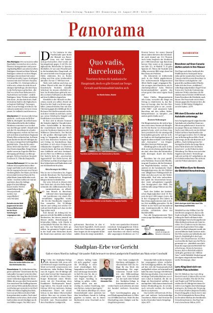 Berliner Zeitung 22.08.2019