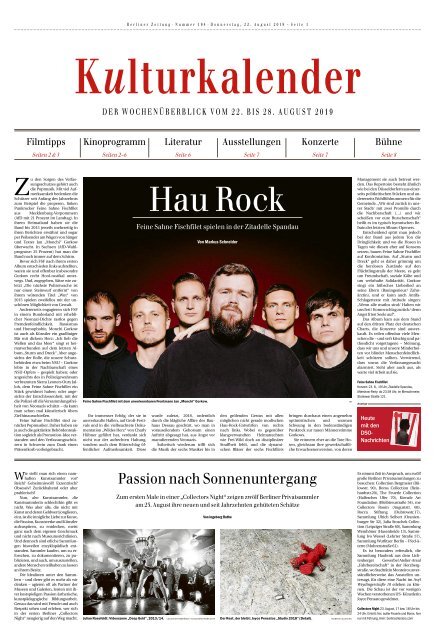 Berliner Zeitung 22.08.2019