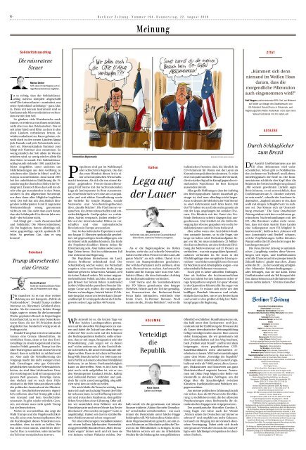 Berliner Zeitung 22.08.2019