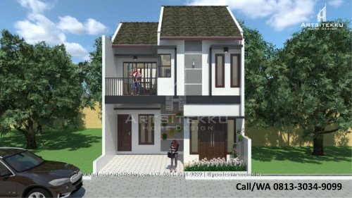 PROFESIONAL | CALL/WA 0813-3034-9099 | Desain Rumah Minimalis 2 Lantai