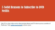 5 Solid Reasons to Subscribe to DVD Netflix