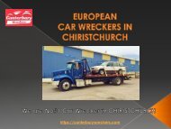 European Car wreckers Christchurch